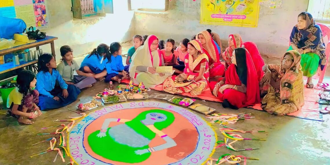 पोषण अभियान के तहत जिले भर में गर्भवती महिलाओं का गोदभराई कार्यक्रम आयोजित