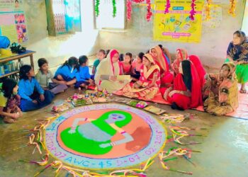 पोषण अभियान के तहत जिले भर में गर्भवती महिलाओं का गोदभराई कार्यक्रम आयोजित