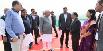 वैशाली – मुख्यमंत्री ने कच्ची दरगाह–बिदुपुर छह लेन गंगा पुल परियोजना का किया निरीक्षण, कार्य शीघ्र पूर्ण करने का निर्देश